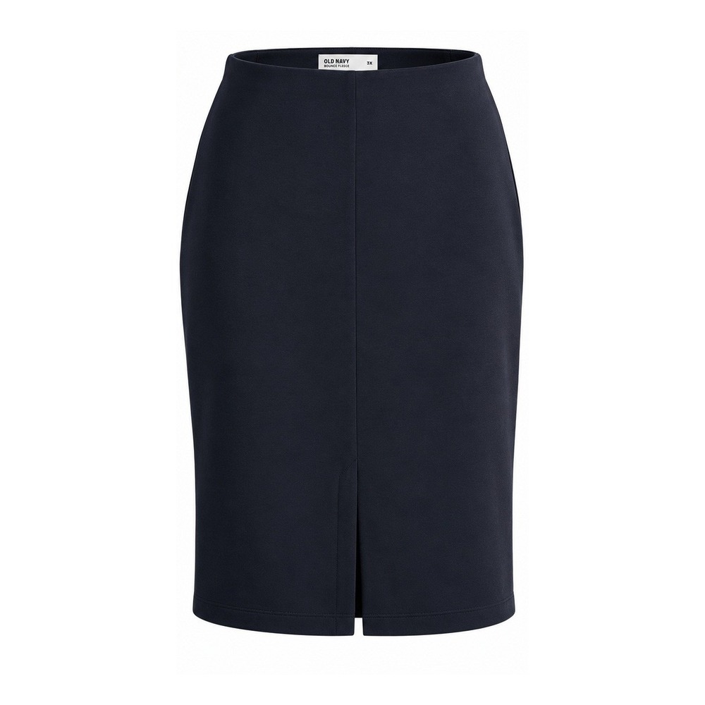 New Old Navy Bounce Fleece Skirt Women 3X Black Extra High-Rise Midi 
Capsule